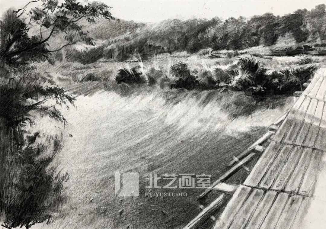 北藝畫室2023屆學員婺源寫生作品
