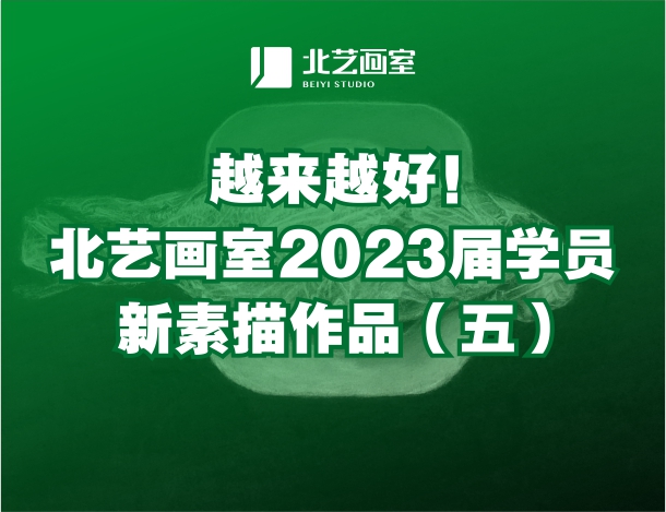 越來越好！北藝畫室2023屆學(xué)員新素描作品（五）
