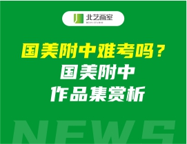 國美附中難考嗎？國美附中作品集賞析