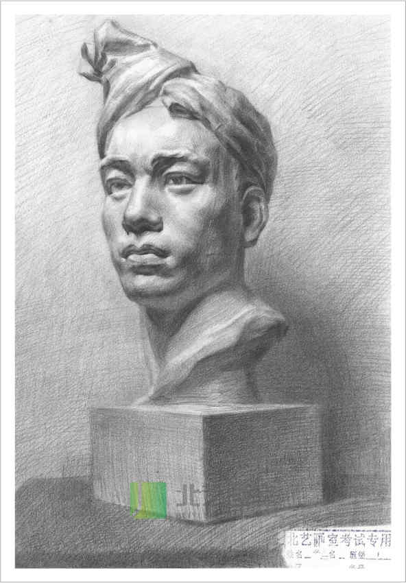 武漢北藝畫(huà)室素描石膏像作品賞析