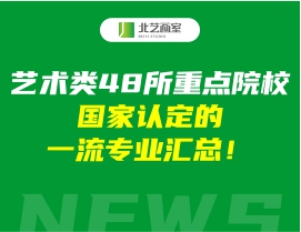藝術(shù)類48所重點(diǎn)院校，國家認(rèn)定的一流專業(yè)匯總！