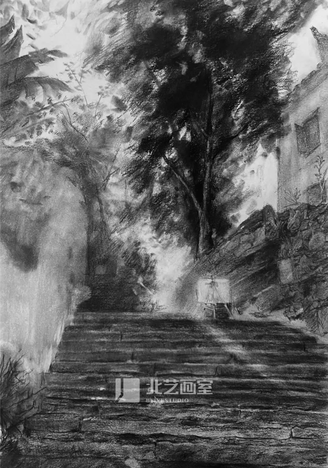 北藝畫室2023屆學員婺源寫生作品